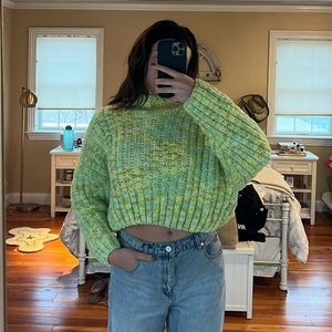 free people sweater 💚